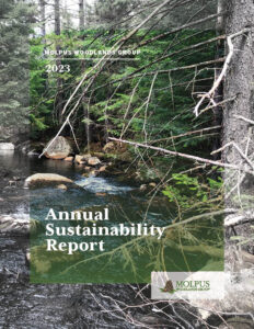 2023 Molpus Woodlands Group Sustainability Report Cover